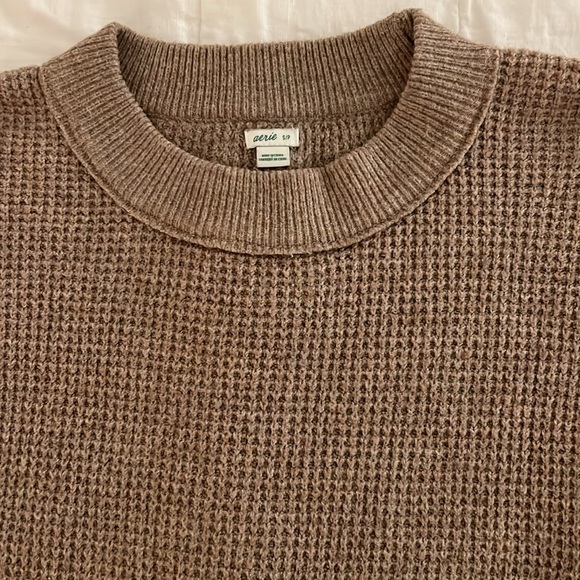 Aerie waffle oversized sweater - Picture 2 of 3